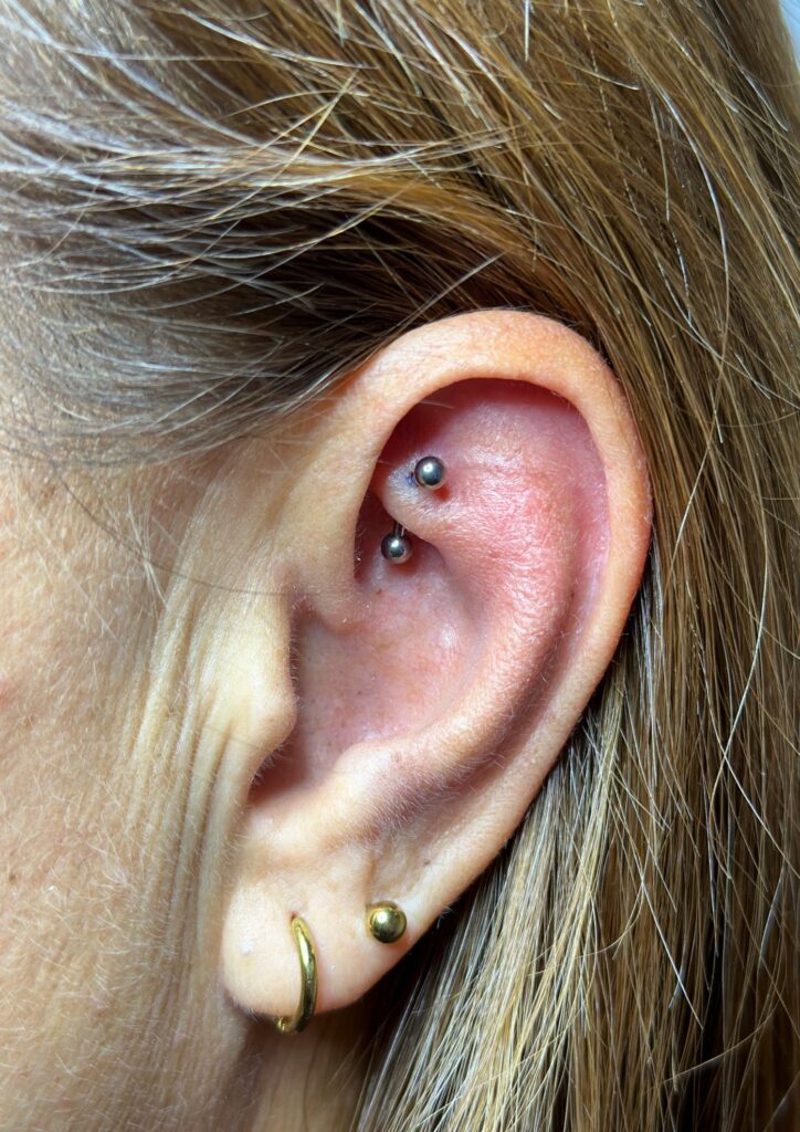 Rook piercing