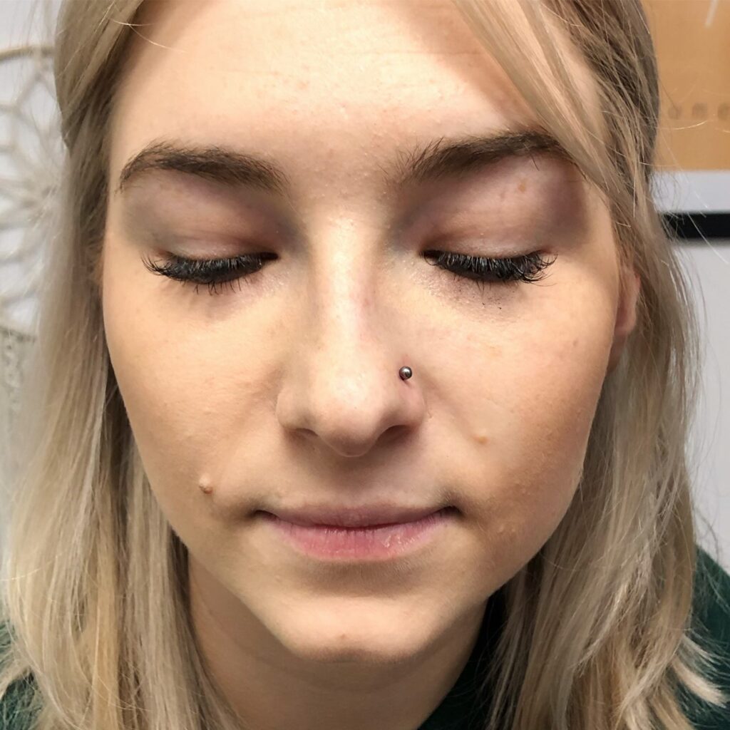 Nostril piercing